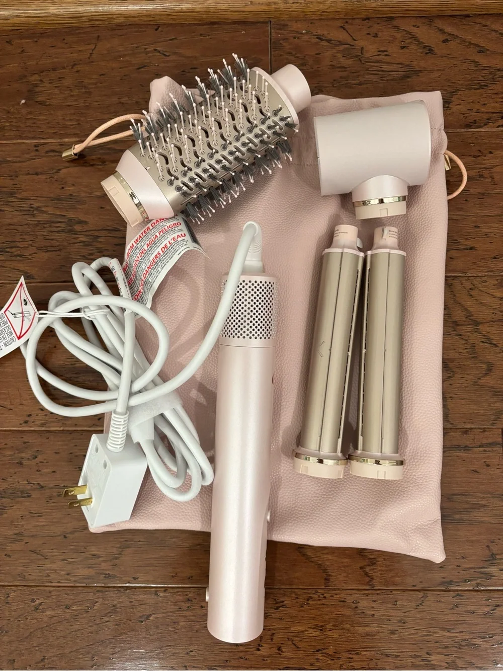 T3 Pink and Gold Multi-Tool Hair Styler Set
